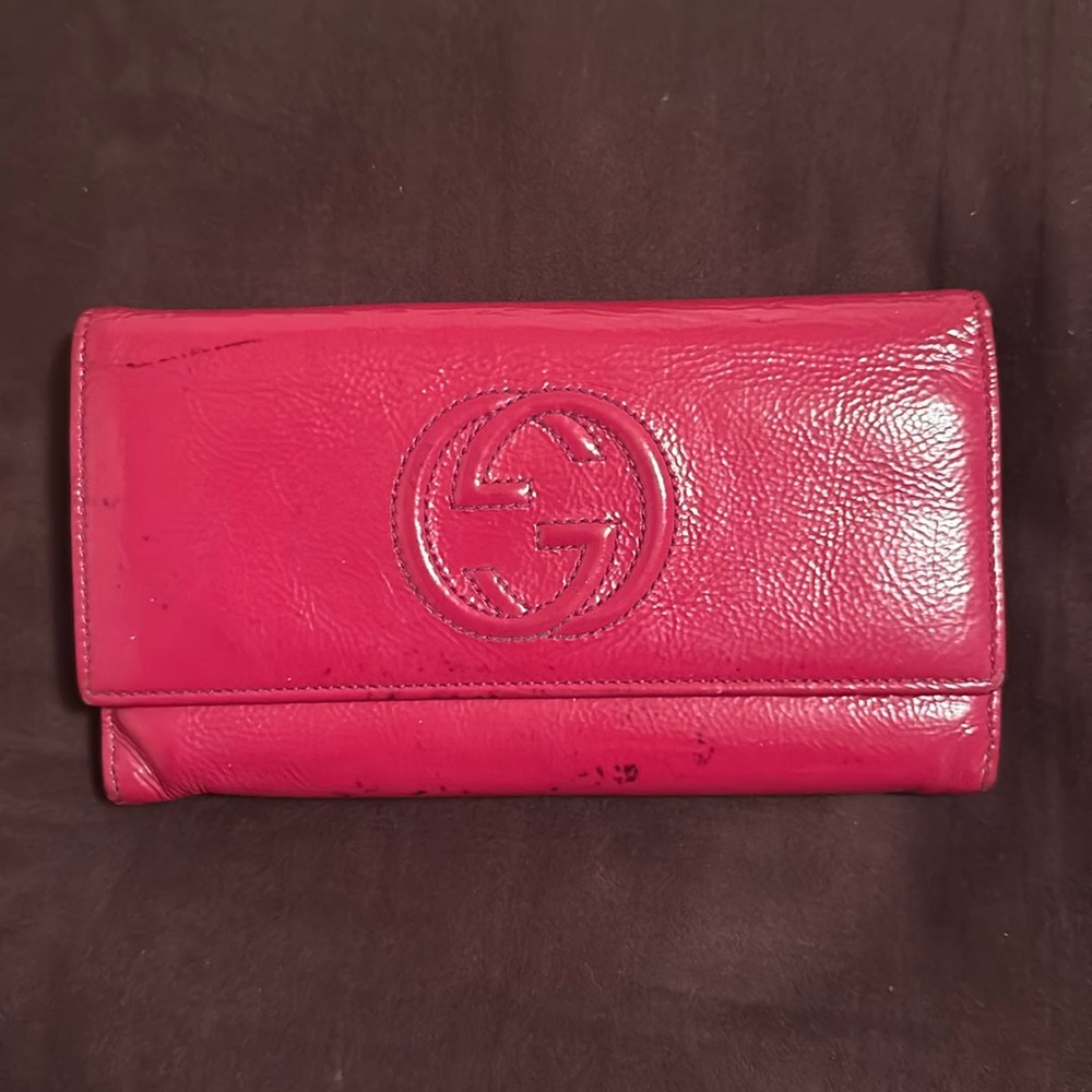 Red Gucci Wallet